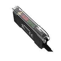 Banner Engineering DF-G3-NS-2M Fiber Optic Sensors DF-G3 Red Beam High Power Dual Display Fiber Amplifier; Range: Depends on Fiber; Input 10-30 V dc; Outputs: 1 NPN; 2 m 4-conductor PVC Cable