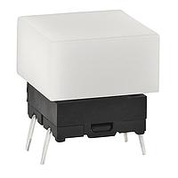 NKK Switches JB15KP-2B Tactile Switches SPST FLAT WHT CAP