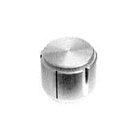 AMP Connectors - TE Connectivity KAS500B1/8 Cylindrical Knob with Skirt 1.5" NAT ALUM KNOB