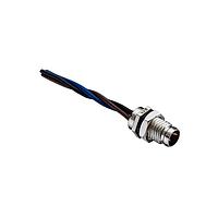 Amphenol LTW 8-03PMMS-SF7002 Circular Metric Connectors M8 Circular Metric Connector, A Code, Metal, 3A, 03 pins, Male Connector, Male Contact, Hexagonal, M8*1.0, Screw Thread, Solder, Receptacle, Front Fastened, IP67 Unmated