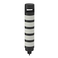 Banner Engineering TL70WBGRQ Tower Lights TL70 Tower Light; Black Housing: 4-Color Indicator; Voltage: 12-30 V dc; Environmental Rating: IP65; Input: Bimodal; Colors: White Blue Green Red; 5-pin M12 Integral QD