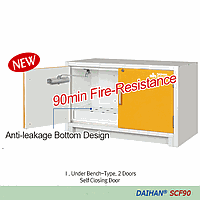 DaiHan DH.SCF9300 Safety Cabinet for Flammable, Stand-type, 337 Lit, with Patented Safe Drawer-type Shelves