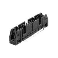 AMP Connectors - TE Connectivity 3-5102160-1 Ribbon Cable A/L UNIV HDR 60P RA BLUE