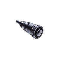 Amphenol LTW 1DD-18AFFM-LL7A10 Sensor Cables / Actuator Cables Ceres, Large Size, 5A, 18 Pins, Overmolded, Straight