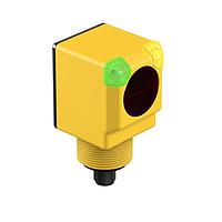 Banner Engineering Q40SN6FF400Q Photoelectric Sensors EZ-BEAM Q40 Series: Fixed Field; Range: 400 mm; Input: 10-30 V dc; Output: Complementary NPN; 4-pin M12 Integral QD