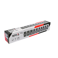Yato YT-1025 Hexagonal impact socket set 1/2"-10pcs