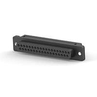 AMP Connectors - TE Connectivity 1658609-1 D-Sub Connectors - Standard Density 37P HDF RCPT