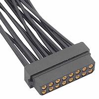Harwin M80-8881401 Power to the Board 7+7 Pos. Female DIL 24-28AWG Cable Conn. Kit, for Latches