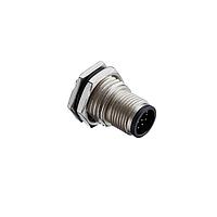 Amphenol LTW M12A-03PMMS-SF8001 Circular Metric Connectors M12 Circular Metric Connector, A Code, Metal, 4A, 03 pins, Male Connector, Male Contact, Hexagonal, PG9, Screw Thread, Solder, Receptacle, Front Fastened, Panel Thickness 4.5, IP68 / IP69K