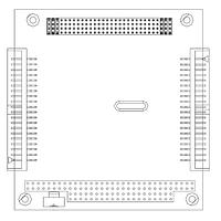 Advantech PCM-3644I-04A1E Interface Modules PC/104+ 4 COM RS-485 PORT MODULE ,ROHS