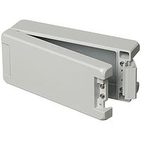 BOPLA 00114125 General Purpose ENCLOSURE, BOCUBE ALU, 199 X 86 X 60MM, LT GRA, HINGED LID, FLAT, ALUMINUM, BA 180806-7035