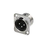 REAN RC3MDL Receptacles 3P MALE XLR RCPT W/SDR LUGS NICKEL