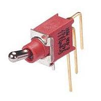 Grayhill 34DWMSP36B4M7RT Toggle Switches Toggle Switch, Sub-Miniature, sealed, SPDT, ON-OFF-ON, PC mount, RoHS Compliant