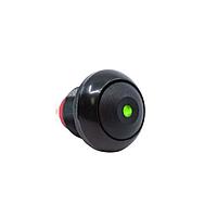 E-Switch RP8300B2M1CEBLKBLKRG E-Switch PUSHBUTTON, 200mA 50VDC, SPST Off-(On), Panel Mount, Front Solder