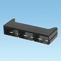Panduit QPP6BL Fiber Optic Connectors QN Plug Pack Housing 6 pack, Black