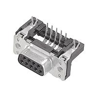 HARTING 09662537611 D-Sub Connectors - Standard Density D-Sub 15pin female angled 2.84mm pitch, stamped, with board locks, M3, PL3