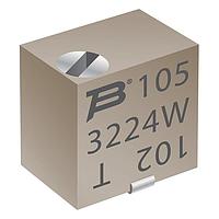 Bourns 3224X-1-502E Multiturn 4 mm SMD Trimming Potentiometer 4mm 5Kohms 10% Square Cermet Sealed