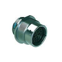 Amphenol SINE Systems AHDM04-18-20SR Connectors SZ 18 RCPT 20 POS SOCKET RED ARGMNT