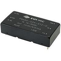 CUI Inc PQA50-D24-S24-D Isolated dc-dc isolated, 50 W, 18~36 Vdc input, 24 Vdc, 2083 mA, single regulated output, DIP