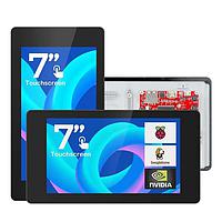 Elecrow CRV00117L Capacitive CrowVision7 Inch Touch Screen Capacitive Portable 1024*600 IPS LCD Monitor Rear Fixing for Raspberry Pi LattePanda Beaglebone Jeston Nano etc.