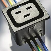 Schurter 4710.3016 Outlets MOUNTNG SNAP N 2.5mm 16A IDC TERMINAL