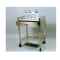 SciLab SL.Car7032 Stainless-steel Cart (1×Drawer & 2×Shelves, 75×45×h90cm)