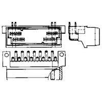 AMP Connectors - TE Connectivity 826703-1 Housings 15P TAB HSG