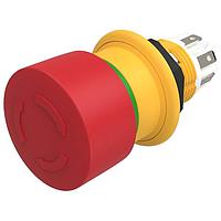 EAO 61-6441.4077 Standard Switches Switch emergency-stop twist release 1NC+1NO ST/PT, non illuminated, green indication ring