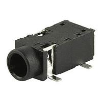 Same Sky (formerly CUI Devices) SJ2-35813B-SMT-TR Phone Connectors 3.5mm Narrow Ftprint 3conductr Tip switc