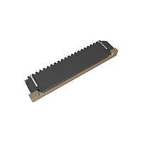 Amphenol FCI SFW19R-4STE1LF Board Mount 1.00mm Flex Connector, SFW-R series, 19 Position, Top side Contact, Side Entry Surface Mount ZIF Connector, Lead Free, with Cable Lock.