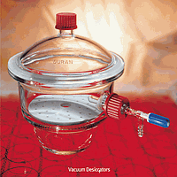 DURAN DU.2478566 Vacu Desiccator, w/ screw PTFE valve, Φ250