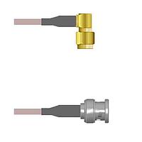 Amphenol Custom Cable Q-3800M000H012i RF Cable Assemblies SMA-RP/BNC-SP G142 12I