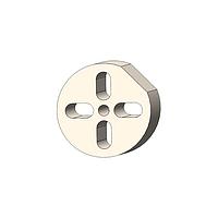 BIVAR ELM 3-445P LED Mounts, Self-Retaining 3 Leads 0.445in.