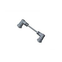 Amphenol LTW AB-CD09FR-CDFR-QD003 Sensor Cables / Actuator Cables X-Lok, Middle Size, Plastic, 5A, 09 pins, Female Connector, Female Contact, Right Angle-to-Right Angle, Push Lock, Overmolded Double Ended, Length 3000mm, IP68