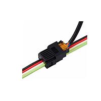 3M Electronic Solutions Division 38A04-0016-200 FL Socket Link Connector, Branch Mini-Clamp, 38A, 16awg Compatible Cable, Red