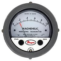 Dwyer 605-2-WP Magnehelic® Transmitter for Low DP Monitoring in HVAC, 4-20 mA Output (Differential, 2 inH₂O, NPT Female, 1/8 in)