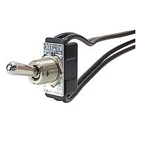 Carling Technologies 110-S-73 Toggle Switch 1-pole, ON - None - OFF, 3A/6A 250V/125V AC/DC not HP rated, Non-Illuminated  Bat Style Toggle Switch with Screw Terminals