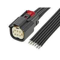 Molex 216286-1061 Single Ended MX150 R-S DR 6ckt 150mm Sn Sld Cbl