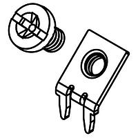 Keystone Electronics 8185-5 Screw Terminals SCREW TERMINAL W/ BLUE SCREW HEAD