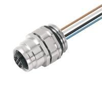 Weidmuller 1861210000 Circular Metric Connectors SAIE-M12B-8-0.5U-FP-M16