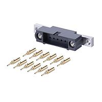 Harwin M80-5C11205MU Connector Kits 6+6 Pos M24-28AWGCableKitRearPanelMount