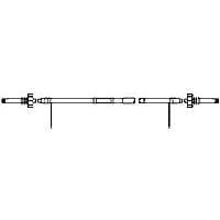 AMP Connectors - TE Connectivity 6-846950-8 LGH Lead Cable LGH DBL MLD END LEAD