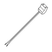 Volex 17902 10 B1 No Plug Power Cord 18/2 SPT1 2FT 707A ROJ OEM