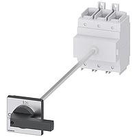 SIEMENS 3LD23180TK11 Rotary DISC SW 160A DOOR ROT HDL 4HOLE BLK 3P
