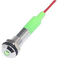 Mallory Sonalert FL1M-6SW-1-G12V Indicators LED GRN 6MM NUT 12VAC/DC