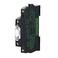 Murrelektronik 52015 SSR MIRO 6,2-1OUTPUT-REL.24V-1S, MIRO 6.2 24V OUTPUT RELAY, IN: 24 VAC/DC - OUT: 250 VAC/DC / 6 A, 1 N/O contact - 6,2 mm screw-type terminal