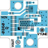 Quantic X-Microwave XR-A7A1-0404D Evaluation Boards Voltage Regulators, ADM7150ACPZ-5.0-R7