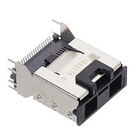 AMP Connectors - TE Connectivity 1888174-4 SATA Vert Combo 36 POS 2.8mm Dual Key