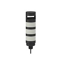 Banner Engineering TL70BROAL Tower Lights TL70 Tower Light, Black Housing: 3-Color Loud Audible Indicator; Voltage: 12-30 V dc; Environmental Rating: IP65; Input: Bimodal; Colors: Blue Red Orange; 2 m (6.5 ft) Integral Cable