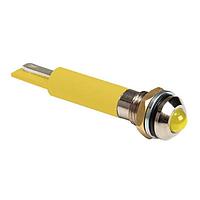 BIVAR MPC6-2YD24V Indicators 3mm Yellow Diff Lens IP54 Panel Mnt. Ind.